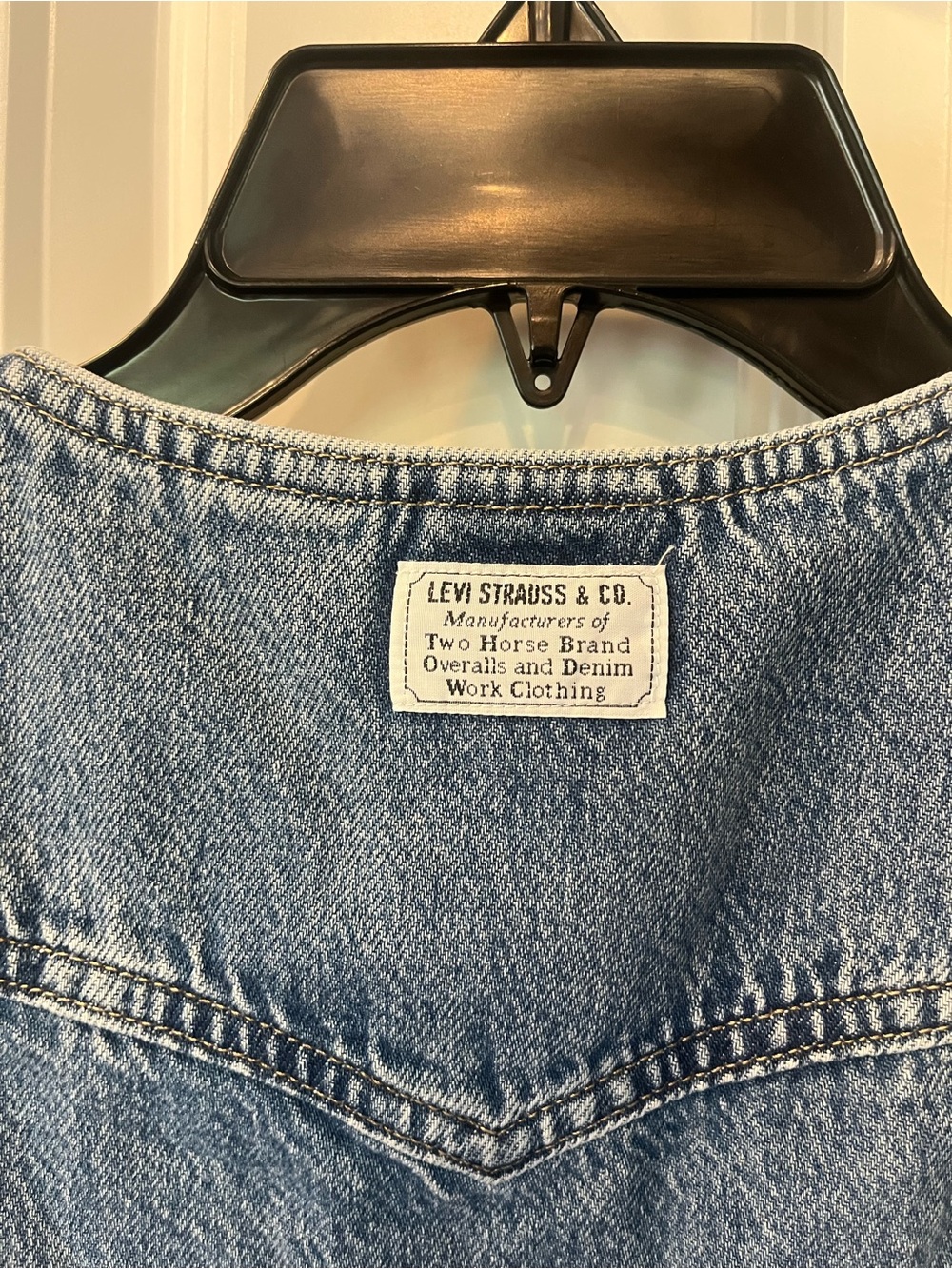 NWT Levi’s Women’s Vianna Denim Button-Front Dress, Size Small - Picture 7 of 10